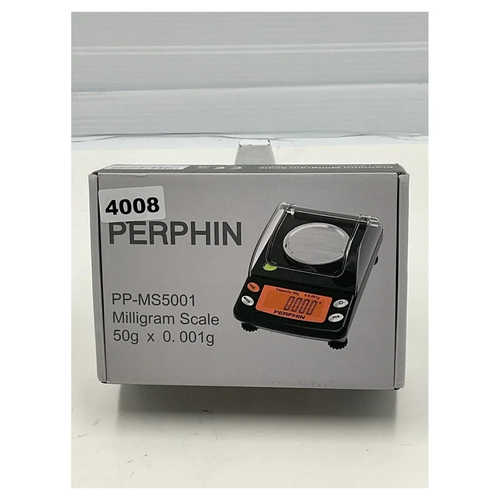 PERPHIN PP-MS5001 Digital Milligram Scale 50g x 0.001g Jewelry Lab Reloading